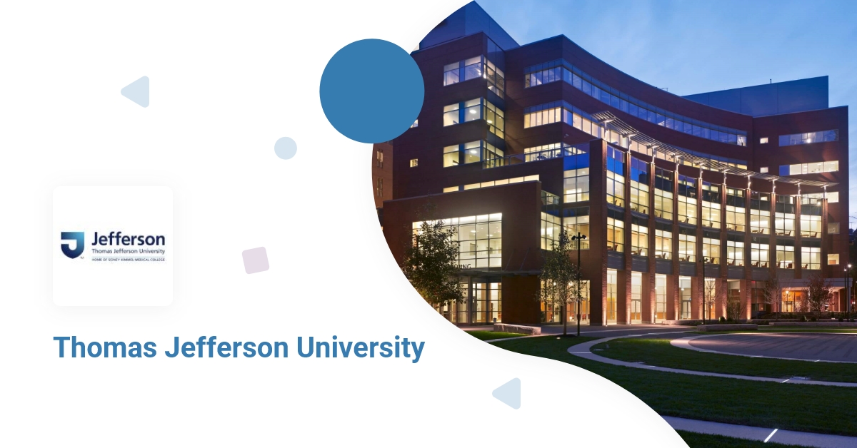 Thomas Jefferson University Programs and Tuition Fees