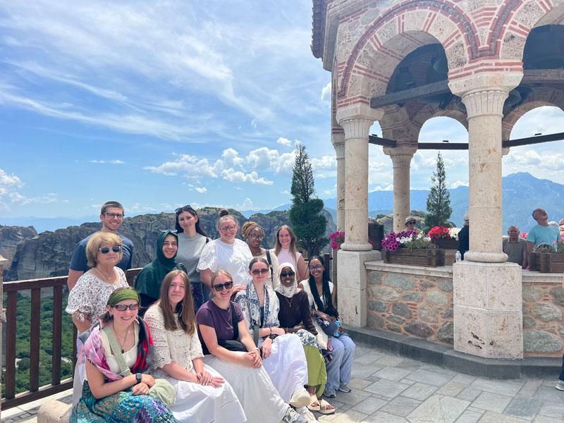 Hellenic American College Trip with Students