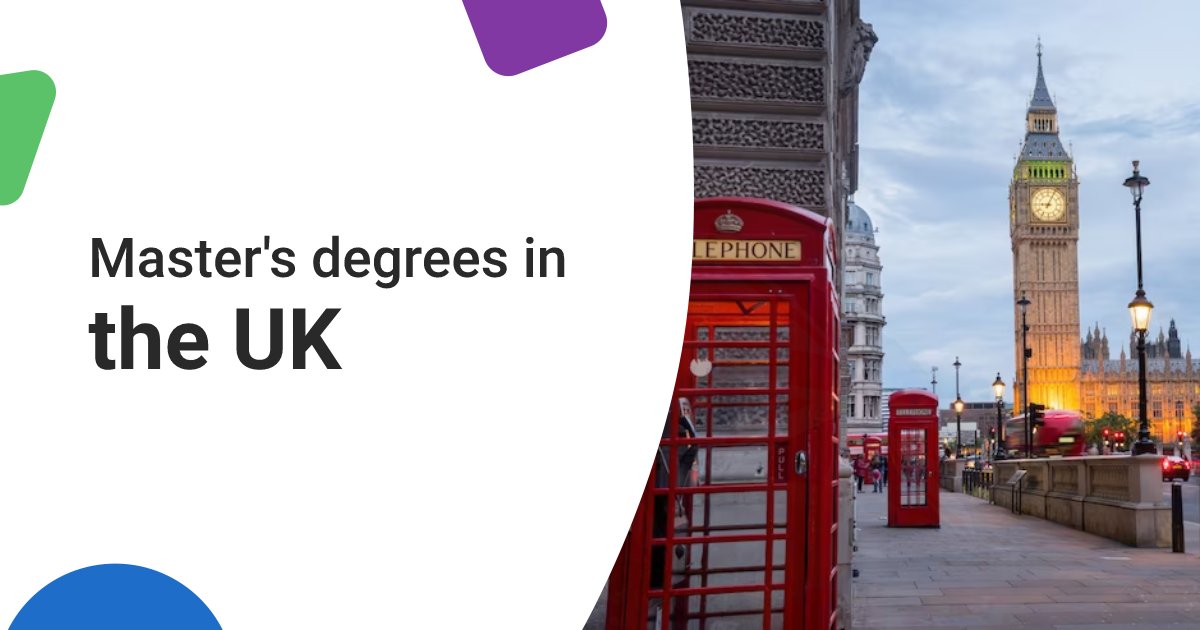 Master's in the UK Costs, Top Universities and Degrees